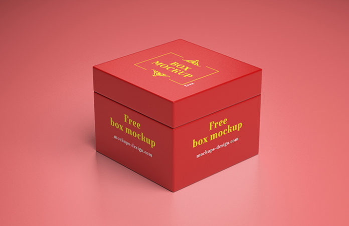 Gift box Mockups Design