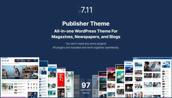 Publisher Newspaper Magazine AMP Theme